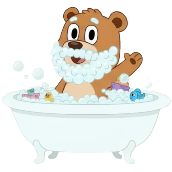 Bubble Beard Bear – Mignuti Kids character