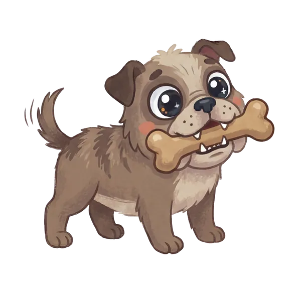 Sugar the dog – Banana Berry's sidekick